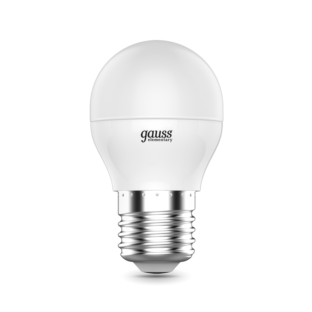 Лампа Gauss LED Elementary Globe 6Вт E27 4100K 1/10/100 купить в  Екатеринбурге в интернет-магазине ДОМ