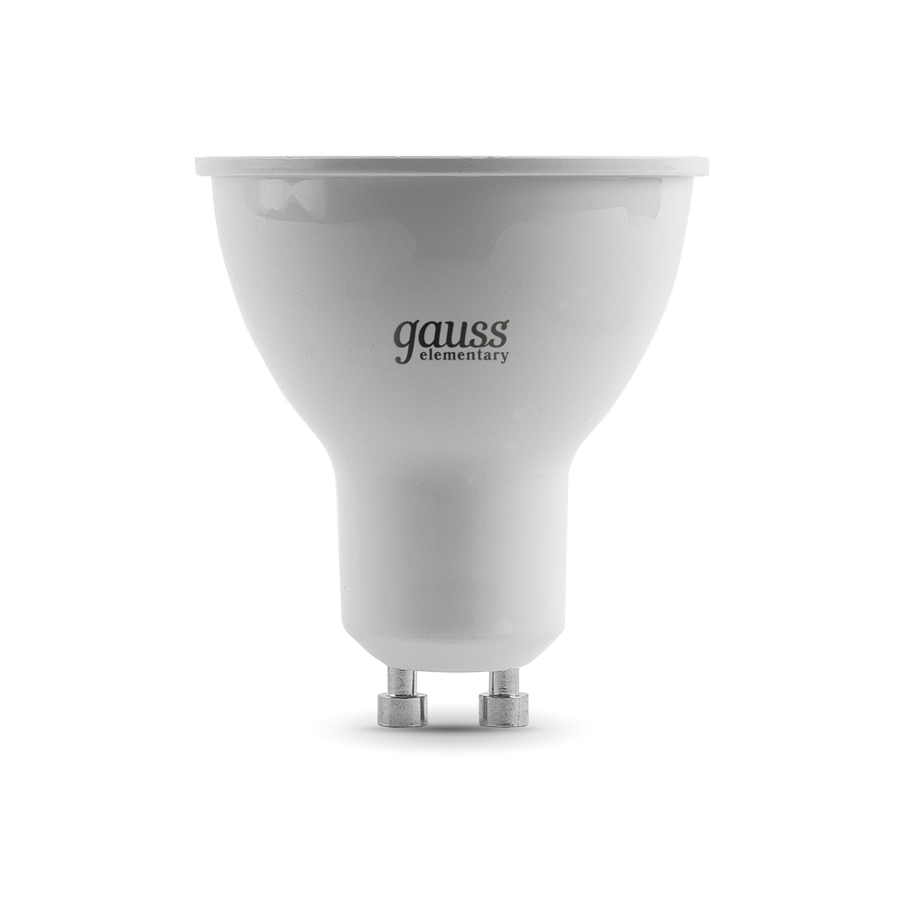 Лампа Gauss LED Elementary MR16 GU10 5.5Вт 4100К 1/10/100 купить в  Челябинске в интернет-магазине ДОМ