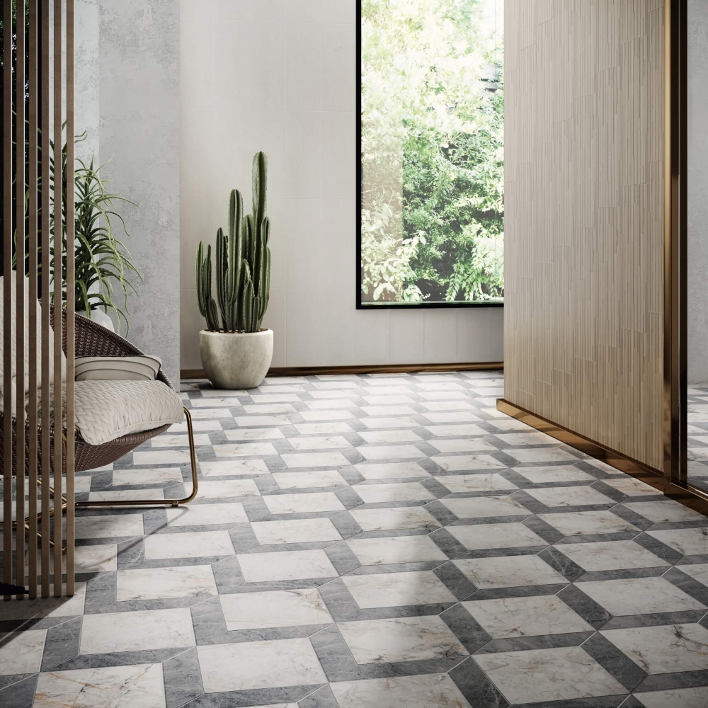 Керамогранит Kerama Marazzi Пунто серый светлый микс SG970400N 284х300мм  купить в Екатеринбурге в интернет-магазине ДОМ