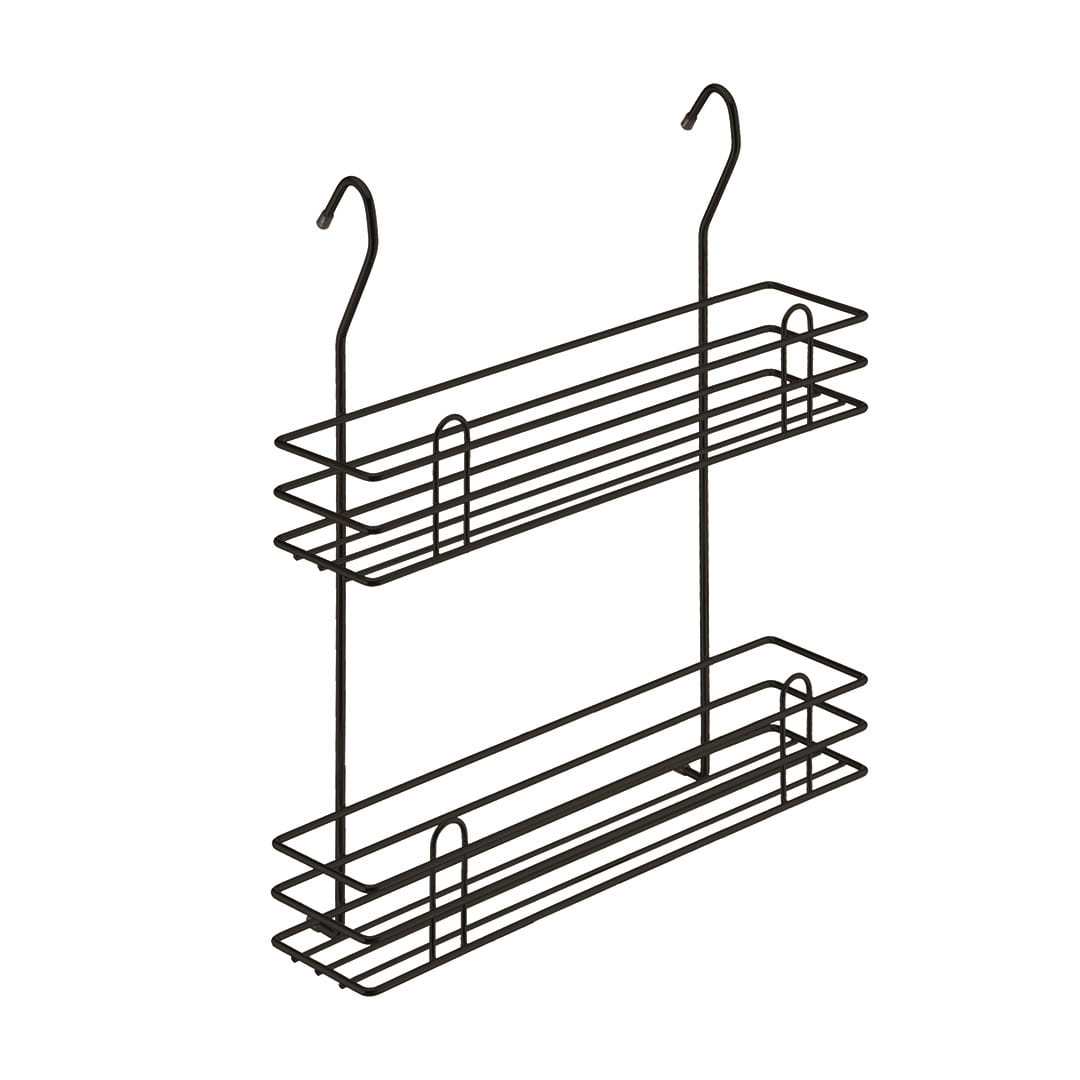 Полка для специй двухъярусная тип-2 LE 540 BL черный матовый — купить в  Екатеринбурге — цена, недорого | интернет-магазин ДОМ