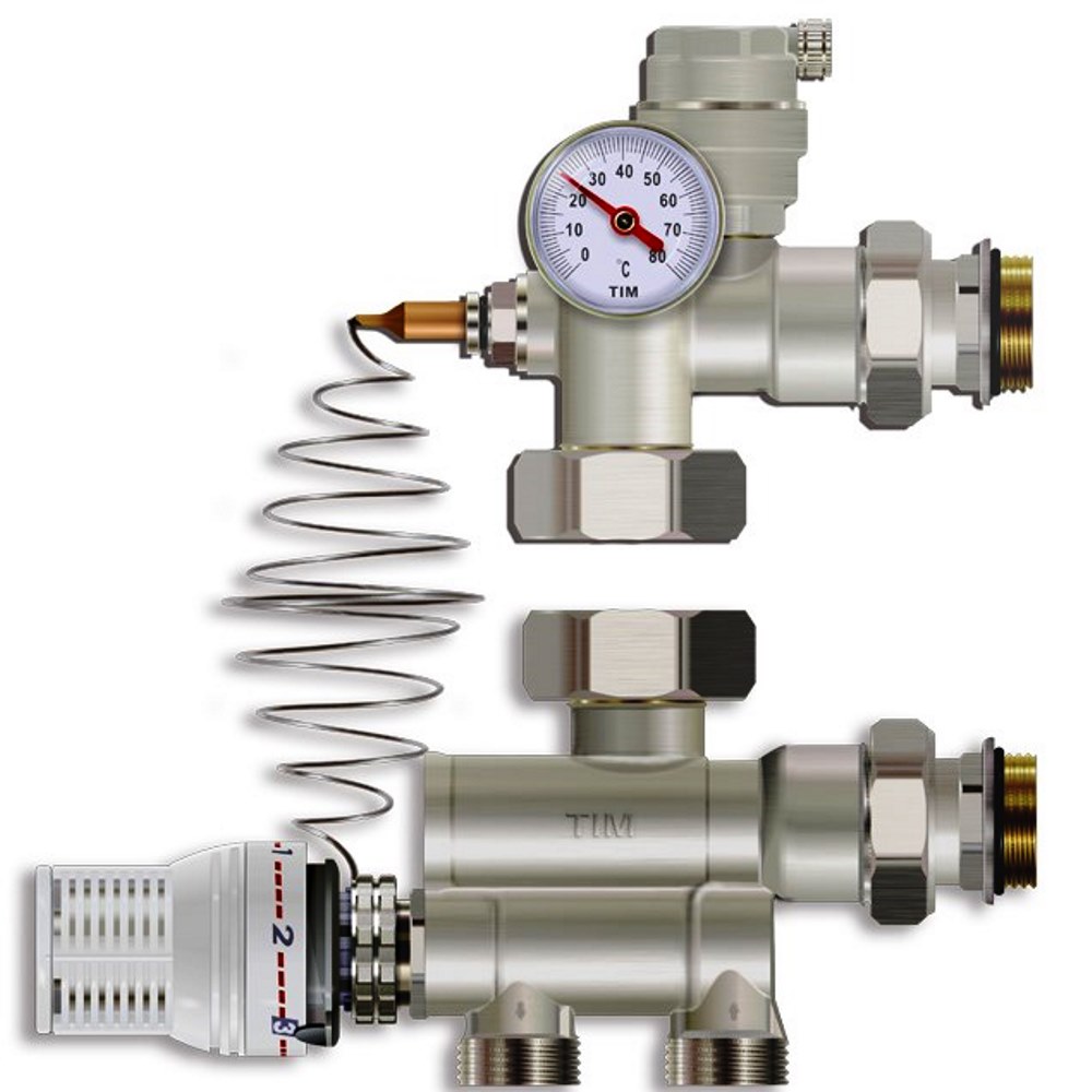 Узел насосно-смесительный TIM для систем отопления 11/2 130мм/180мм JH-1036  купить в Екатеринбурге в интернет-магазине ДОМ