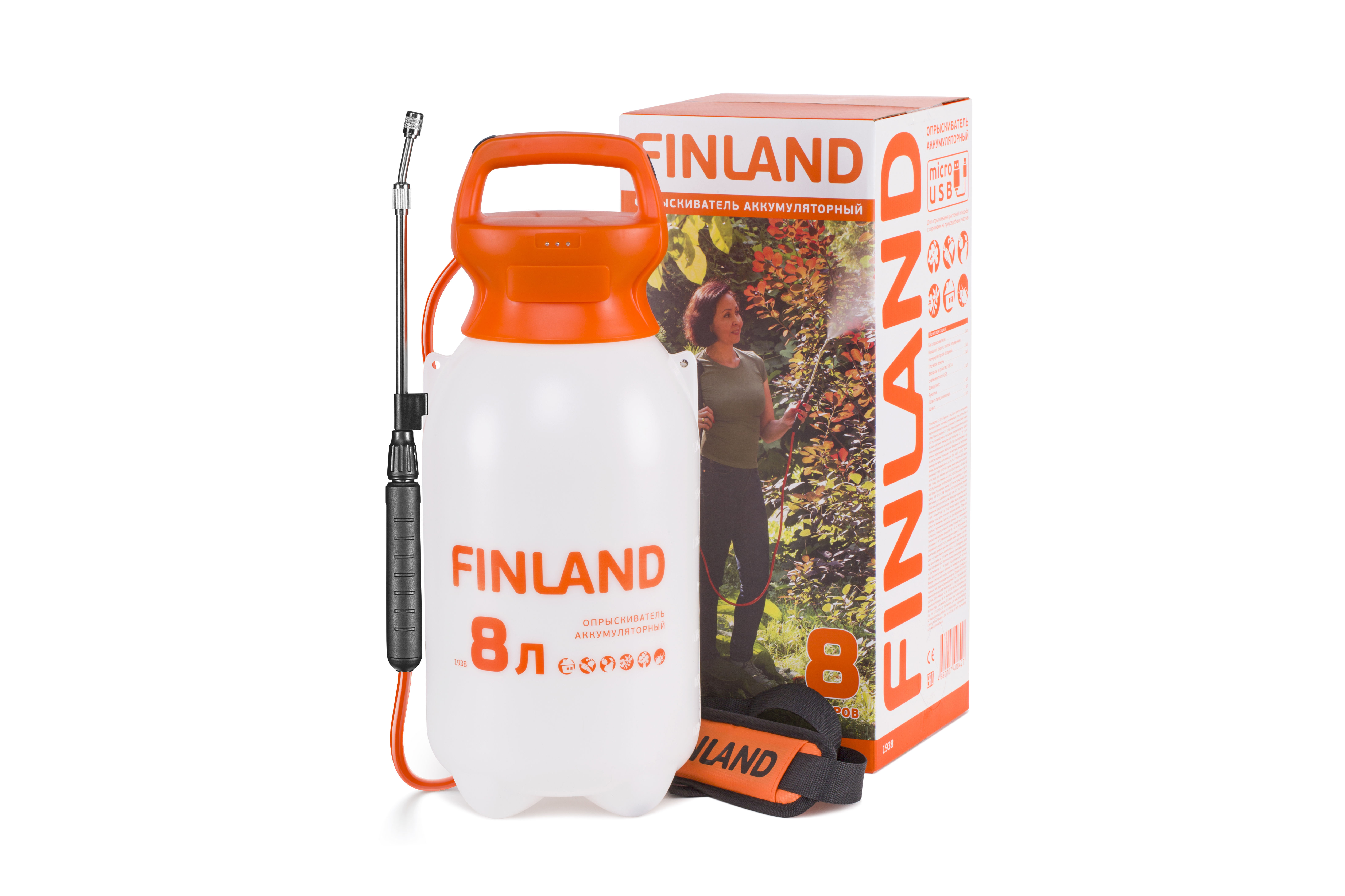 Опрыскиватель аккумуляторный Finland 1938 8л купить в Екатеринбурге в ...