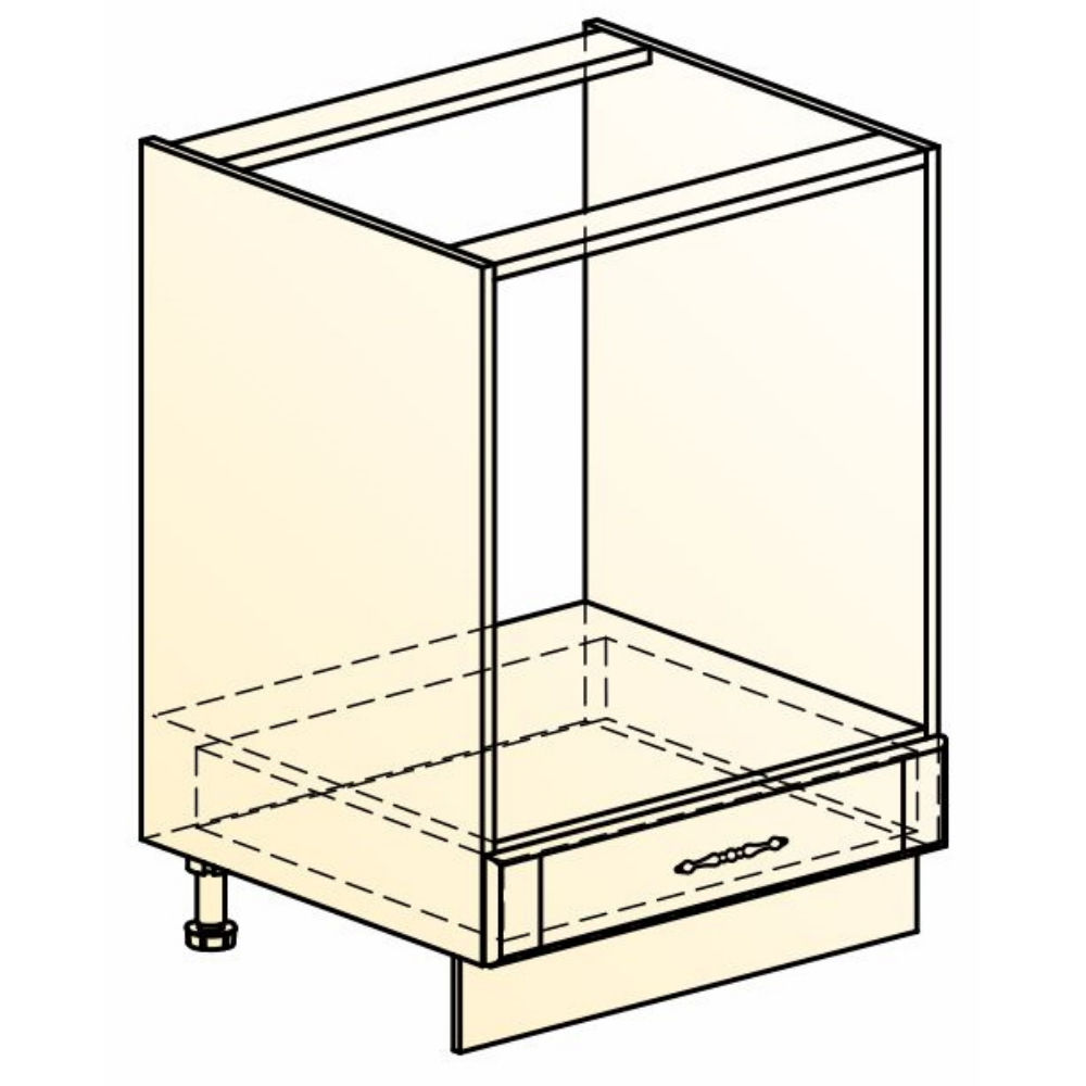Шкаф Мебельсон Бавария рабочий под духовку 20.39.1849 L600 1 ящик небесный  — купить в Екатеринбурге — цена, недорого | интернет-магазин ДОМ
