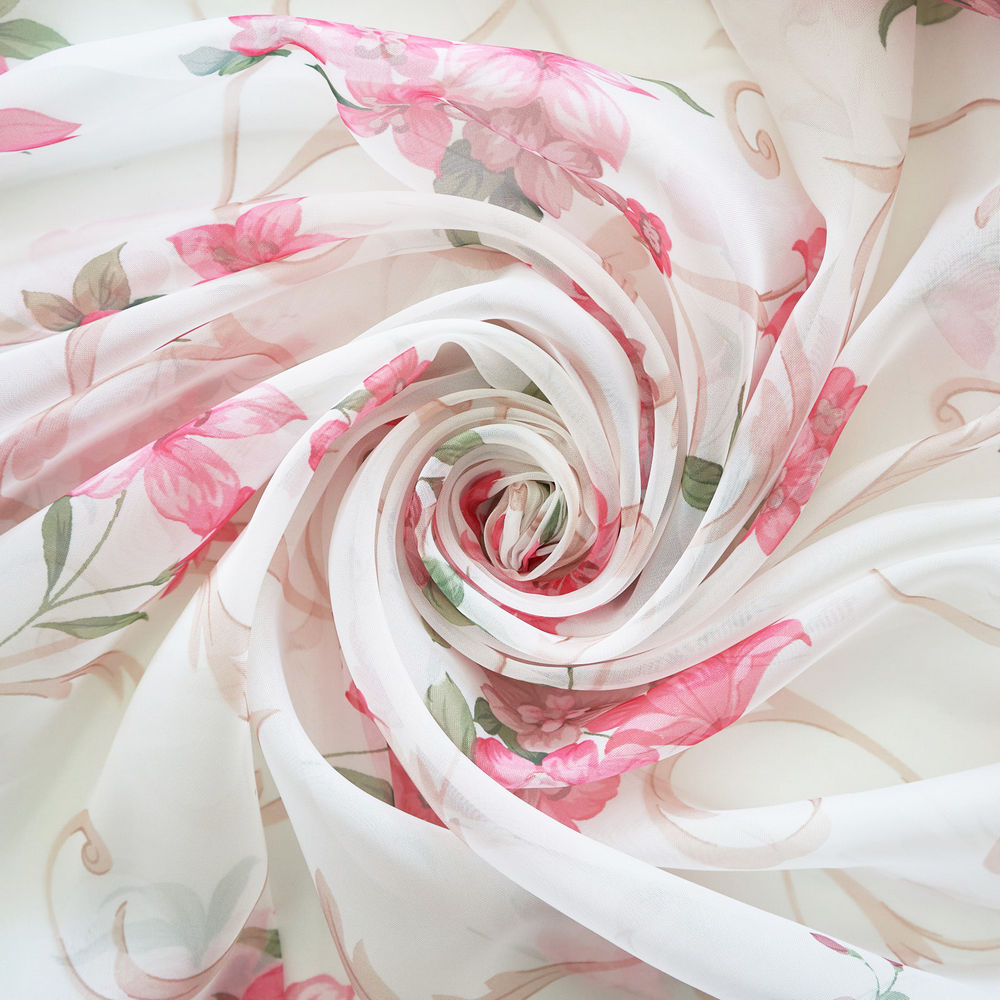 Вуаль ткань. Тюль в цветочек. Тюль с цветочным принтом. Тюль в цветочек розовый. Вуаль цветами.