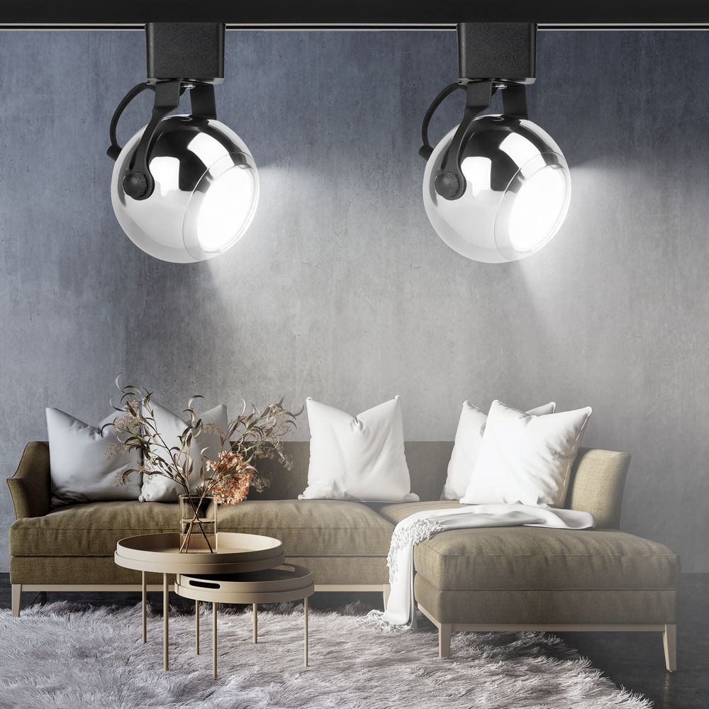 Светильник трековый однофазный ЭРА TR35-GU10 CH хром купить в ...