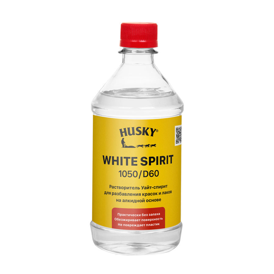 Уайт-спирит высокоочищенный HUSKY WHITE SPIRIT 1050/D60 0,5л купить в  Челябинске в интернет-магазине ДОМ