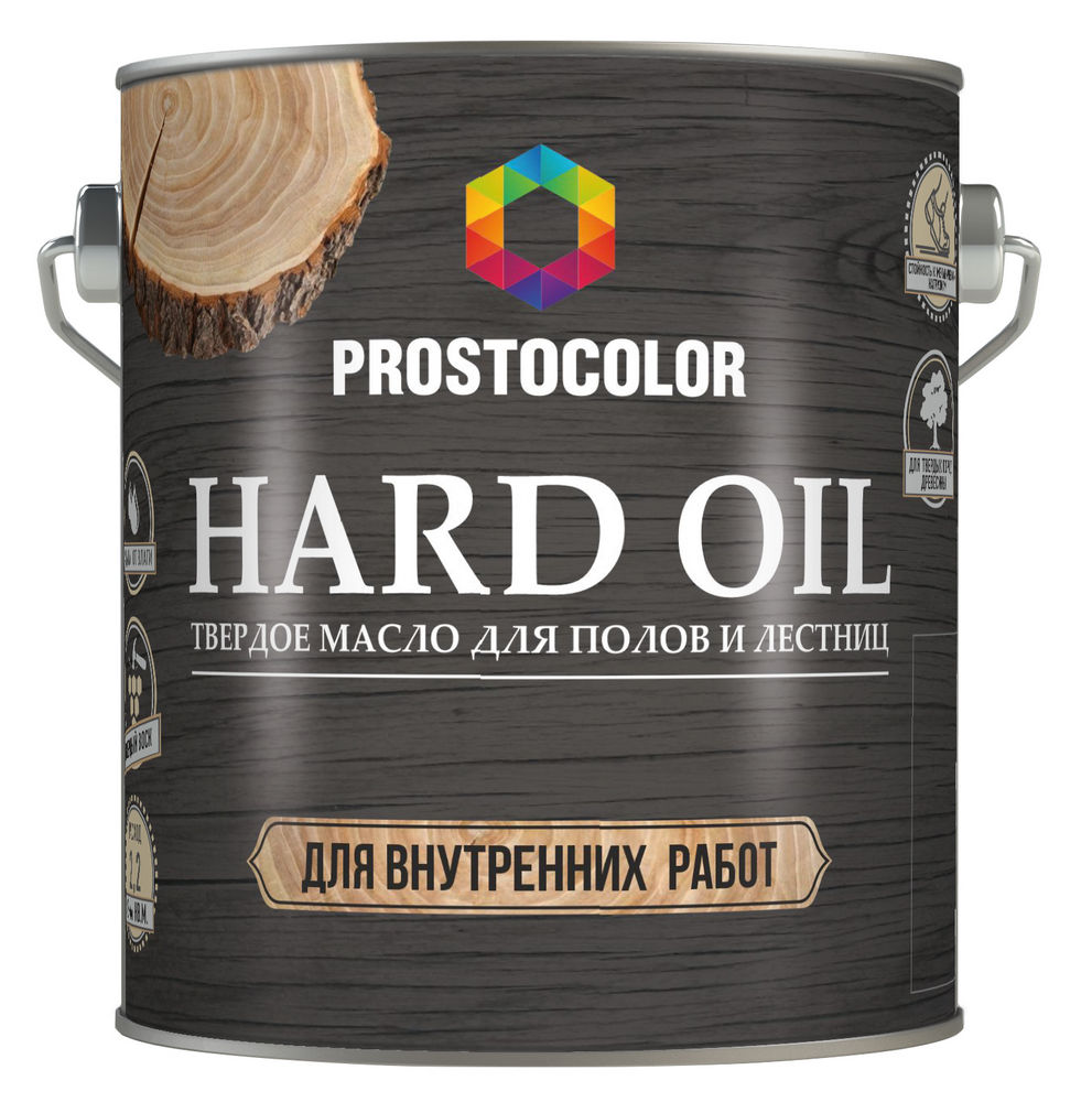 Масло для полов и лестниц Hard Oil Prostocolor бесцветный 2,2л купить в  Екатеринбурге в интернет-магазине ДОМ