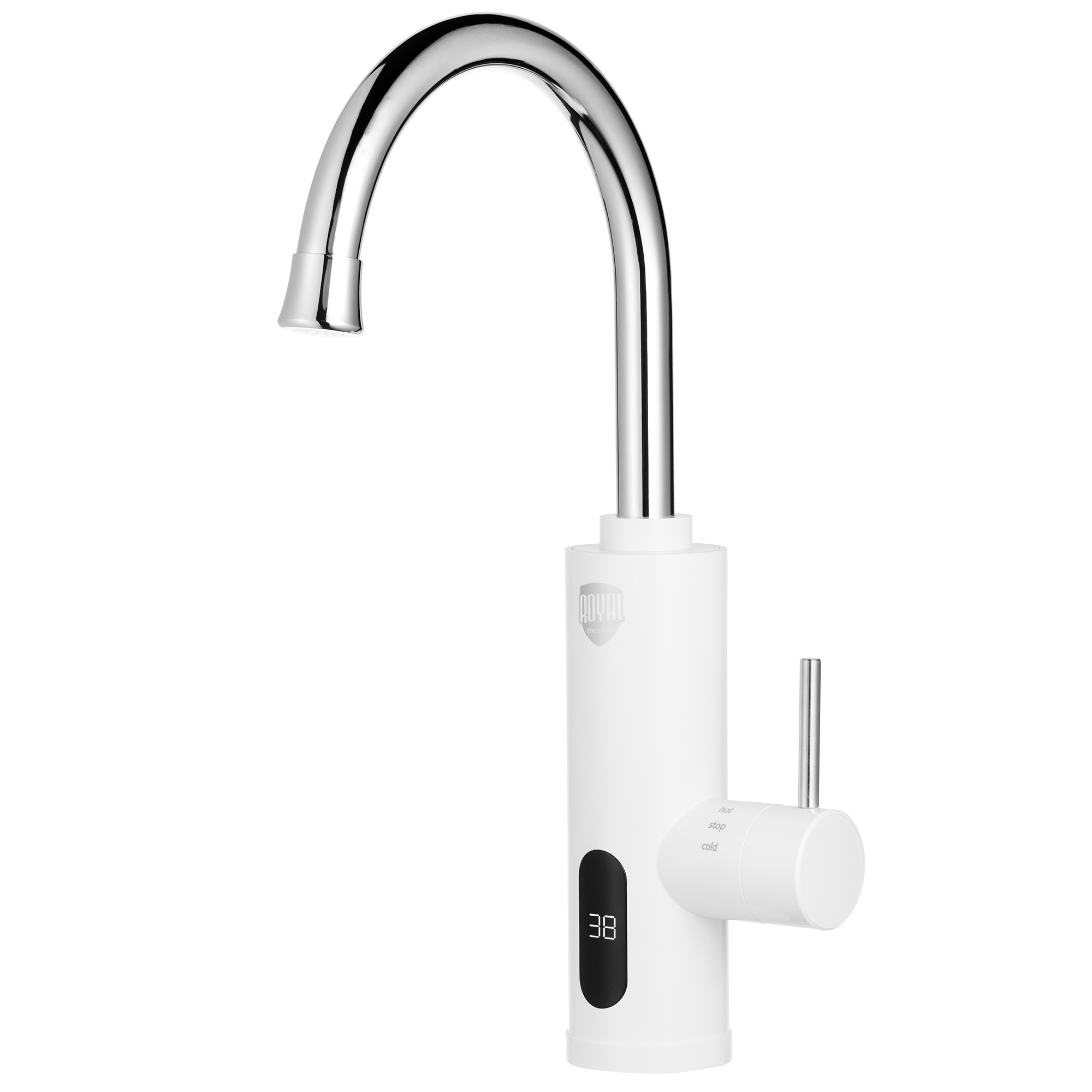 Водонагреватель проточный Royal Thermo QuickTap White НС-1588900 купить в  Екатеринбурге в интернет-магазине ДОМ