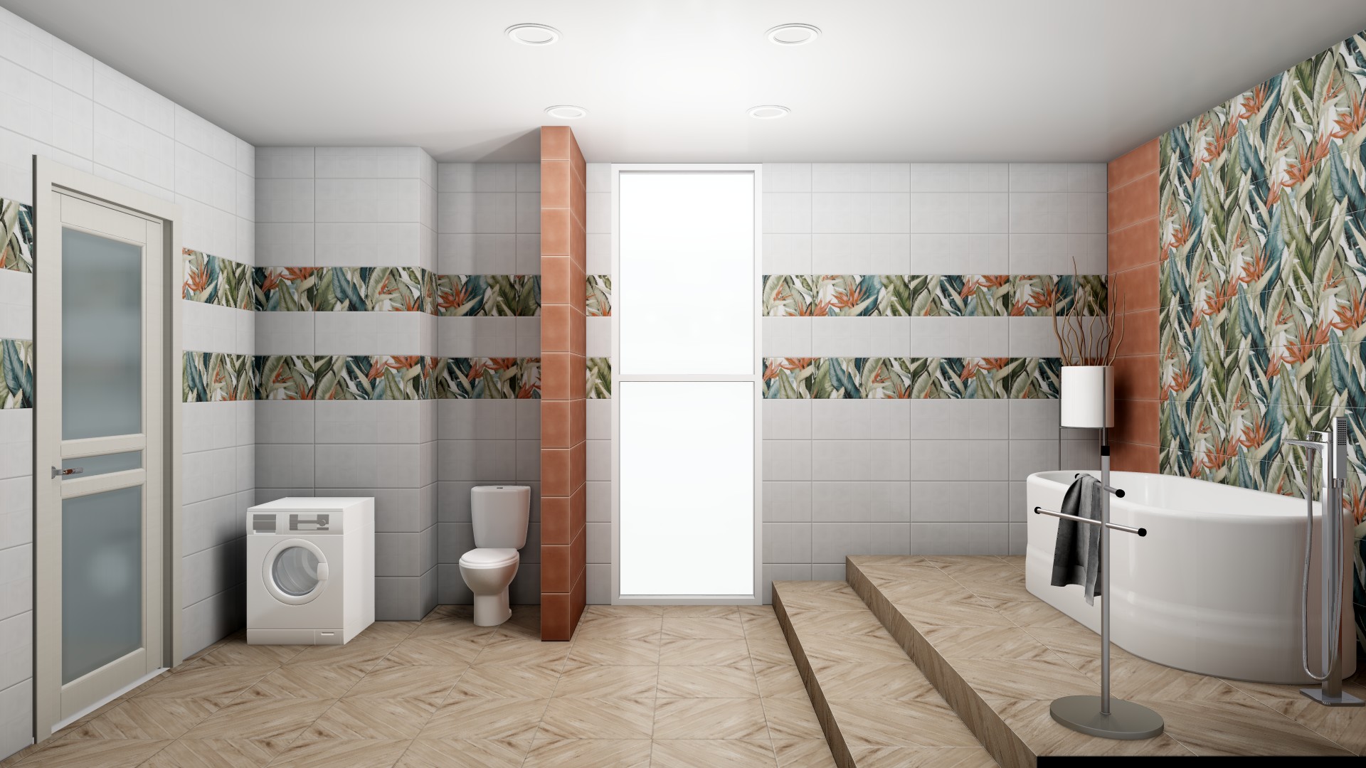 Плитка облицовочная Gracia Ceramica Mango white square wall 01 1 сорт  250х600мм белый купить в Челябинске в интернет-магазине ДОМ