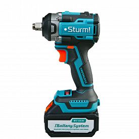 Гайковерт ударный бесщеточный в кейсе Sturm! CD20500BL 500Нм 1x4Ач 3 скорости